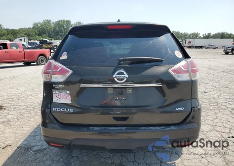 2016 Nissan Rogue S из США, поврежденный, VIN KNMAT2MVXGP668466